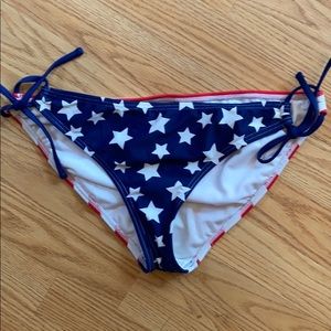 American flag bathing suit bottoms